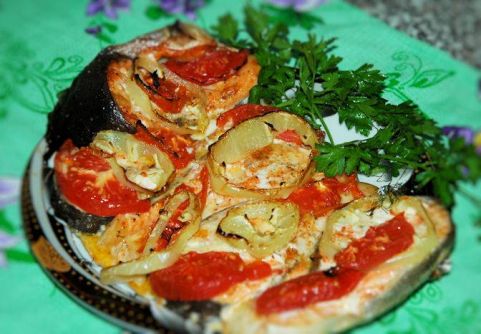 Рыба, запеченная под сыром