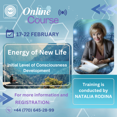 Registration for a Basic Course “ENERGY of NEW LIFE” is now OPEN